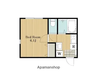 キャメル谷塚【203号室】の間取り