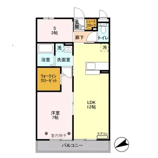 リュイール Ⅱ【2階】の間取り
