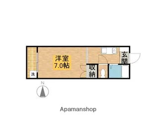 レジデンスコスモ【1階】の間取り