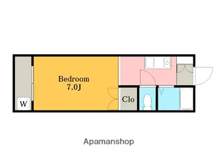 レジデンスコスモ【1階】の間取り