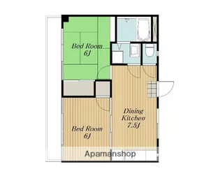 第一鳥海マンション【201号室】の間取り