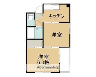 瀬崎ハイツ【3階】の間取り