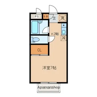 AVENUE1番館【1階】の間取り