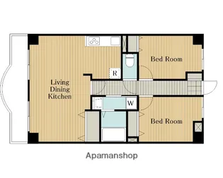 リレント谷塚【4階】の間取り