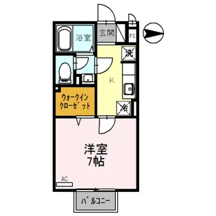 カーサグランデ氷川【2階】の間取り