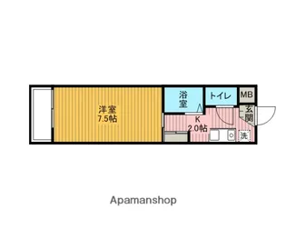 埼玉県草加市氷川町【アパート】の間取り