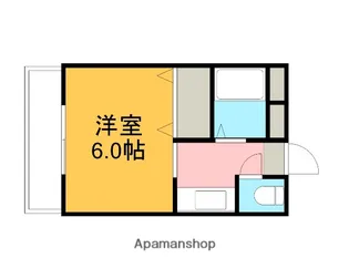 シャルマン草加駅前【2階】の間取り
