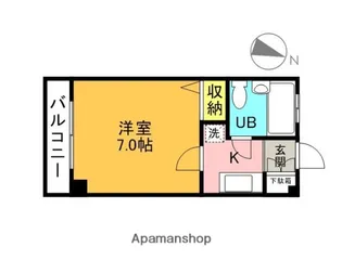 DRホームズ草加【206号室】の間取り