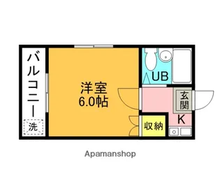 ノースバレー【2階】の間取り