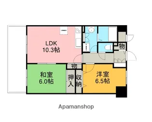 ロワールヒエダ【12階】の間取り