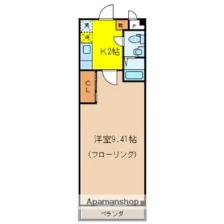 メゾンドサンティエ【2階】の間取り