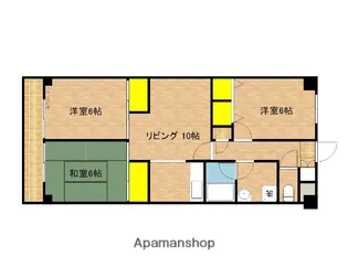 コスモポート草加【3階】の間取り