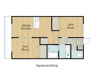 グリーングラス【2階】の間取り