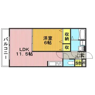パシ・アージュパルコ【3階】の間取り