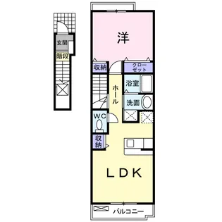ブライト・サイズ・ライフ【2階】の間取り