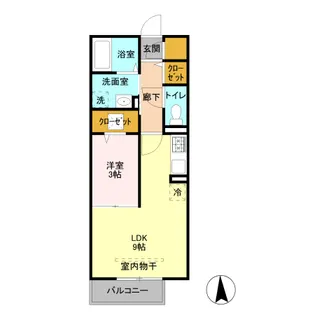 メイサ氷川【2階】の間取り