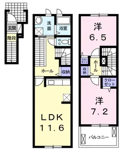 ジュエル【2階】の間取り