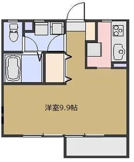 ディエンテ【203号室号室】の間取り
