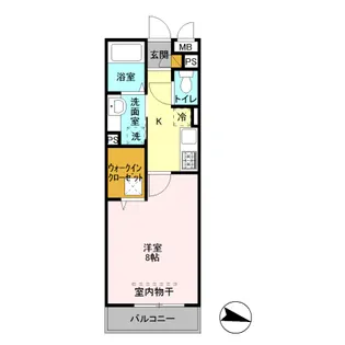 カーサ・セレーノ【3階】の間取り