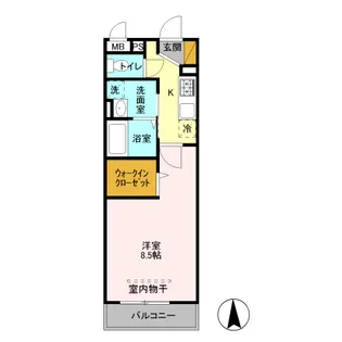 グレイスコート【3階】の間取り