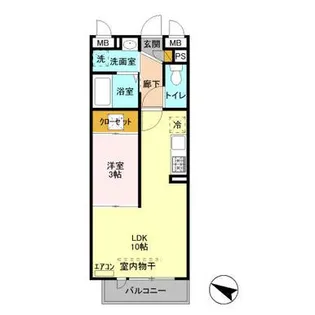 GRANDIR NISSATO【3階】の間取り