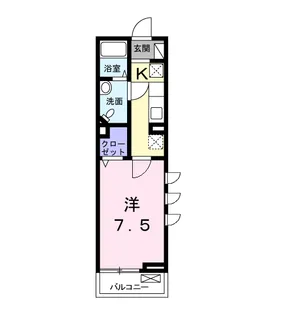 クラッシモ【2階】の間取り