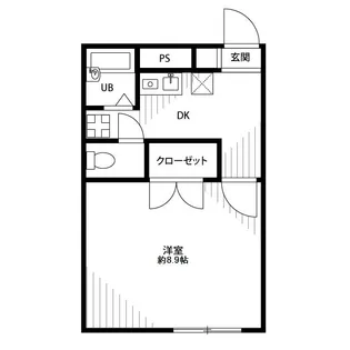 プレジール 住吉【2階】の間取り