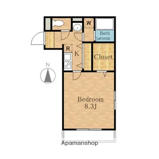 SPLENDIDⅢ【204号室】の間取り