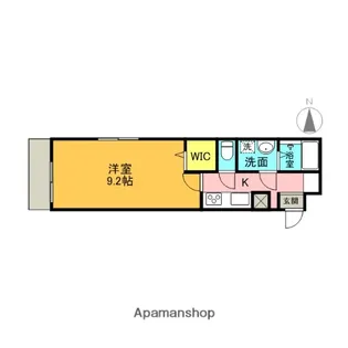 クレセール草加【1階】の間取り