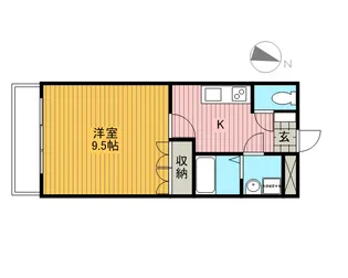 フロー・デリー【3階】の間取り