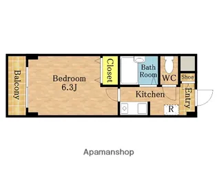 メゾン・ド・K【302号室】の間取り