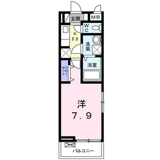 エスポアⅢ【2階】の間取り