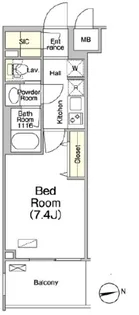ソライエアイル草加【12階】の間取り