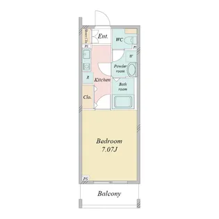 HF草加レジデンス【1階】の間取り