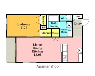 D MEASURES SEZAKI【1階】の間取り
