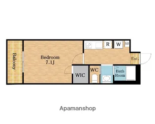 ファミール草加【1階】の間取り
