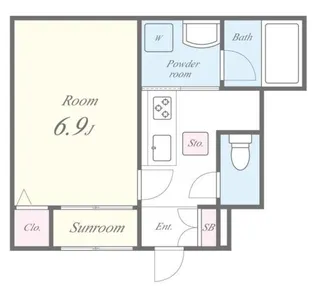 E GARDEN【1階】の間取り