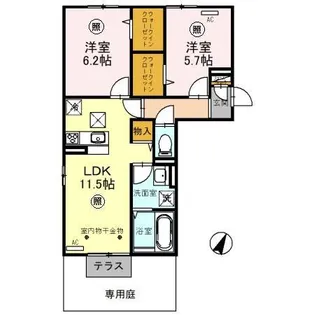 ファミリア.T【1階】の間取り