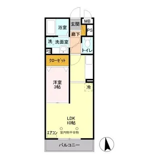 リアン【2階】の間取り
