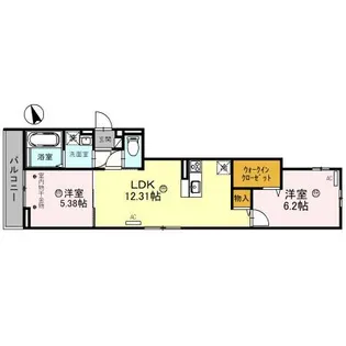 ANGELO【2階】の間取り