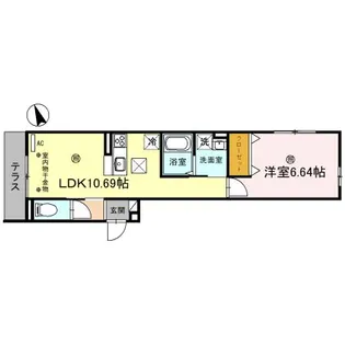 ANGELO【1階】の間取り