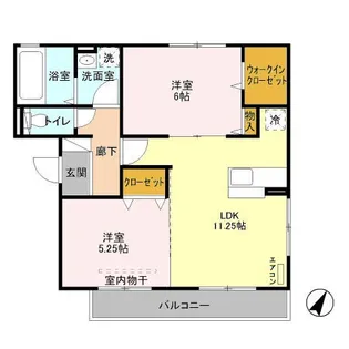 シーガル Ⅱ【2階】の間取り