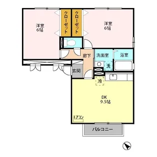 グランフェルム【3階】の間取り