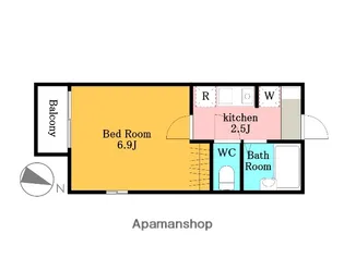 プランドール【2階】の間取り