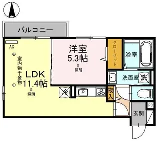 ポトシ【3階】の間取り
