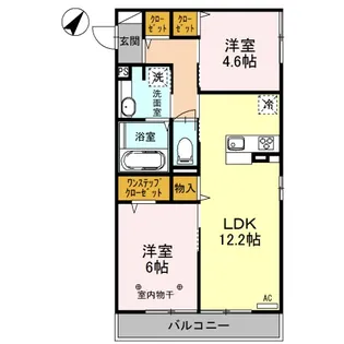 APARTMENT WILL【2階】の間取り