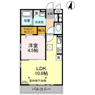 ロータス草加 II【1階】の間取り