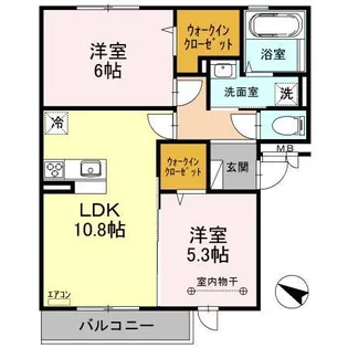 リヴェール【3階】の間取り