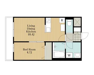 リーブルファイン八潮大曽根【3階】の間取り