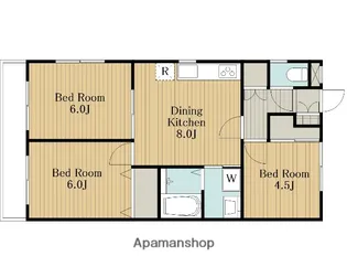 スワンハイツ【105号室】の間取り